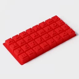 Форма для шоколада Доляна «Буквы.Алфавит», силикон, 35×18 см, 32 ячейки (3.7×3.7×3 см), МИКС