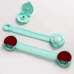 Блокираторы для дверей и ящиков, универсальные, гибкие, 2 шт., бирюза, Крошка Я