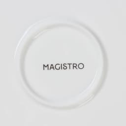 Тарелка обеденная Magistro «Роза», d=22.5 см, фарфор, белая