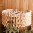 Абажур для бани и сауны «Шар с зигзагами», фанера, d=45 см, «Добропаровъ»