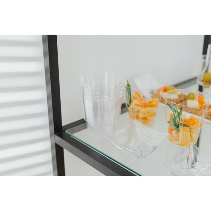 Стакан пластиковый одноразовый «Кристалл», 200 мл, прозрачный