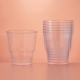 Стакан пластиковый одноразовый «Кристалл», 200 мл, прозрачный
