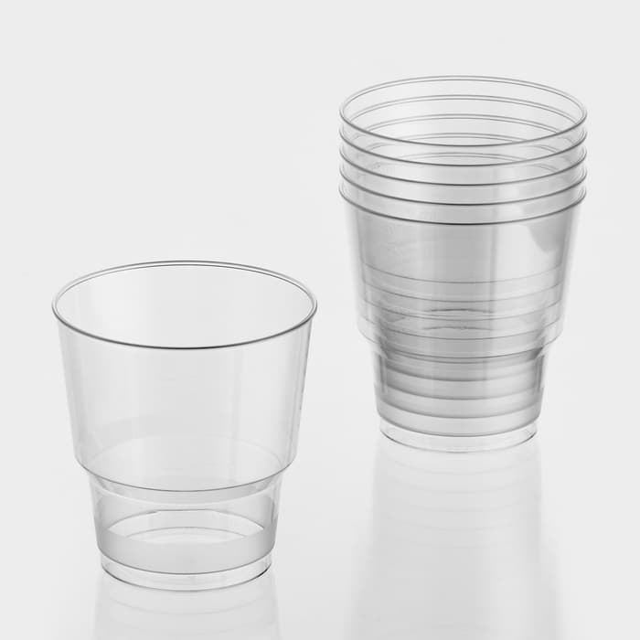 Стакан пластиковый одноразовый «Кристалл», 200 мл, прозрачный