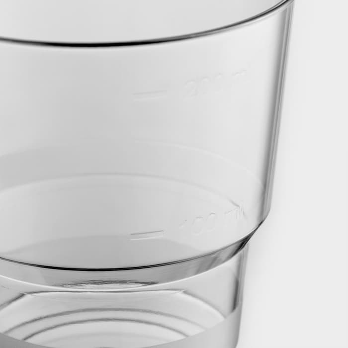 Стакан пластиковый одноразовый «Кристалл», 200 мл, прозрачный