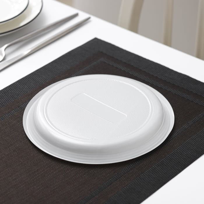 Тарелка одноразовая «Экстра», d=20.5 см, пластик, белая