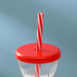 Бутылка для воды «Цитрусовый бум», 450 мл, с трубочкой, МИКС