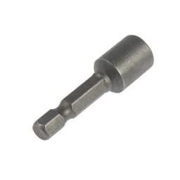 Бита с торцевой головкой ТУНДРА, сталь CrV, магнит, 8×45 мм