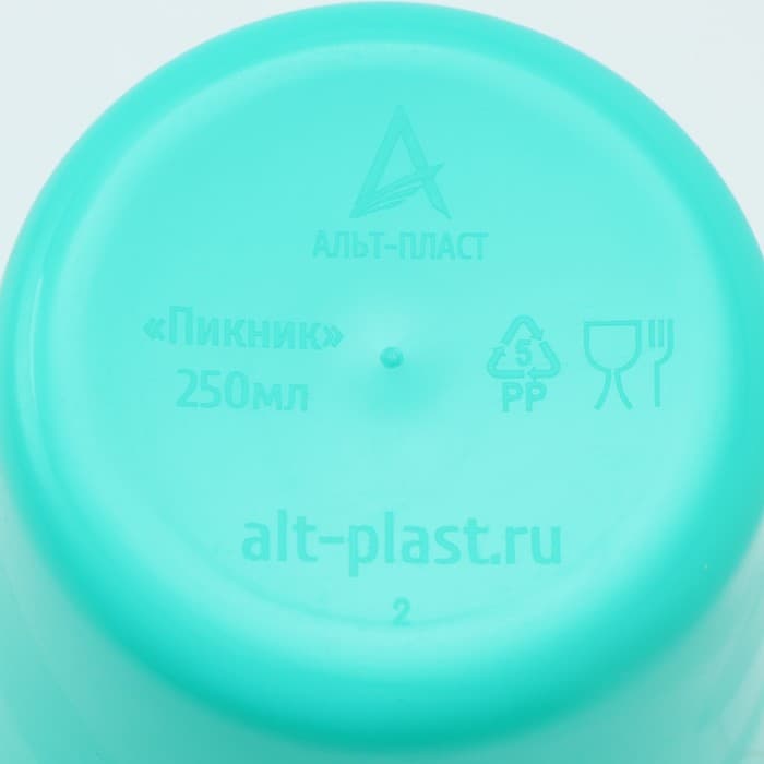 Набор посуды для пикника на 4 персоны Альт-Пласт «Всегда с собой», 30 предметов, пластик, МИКС