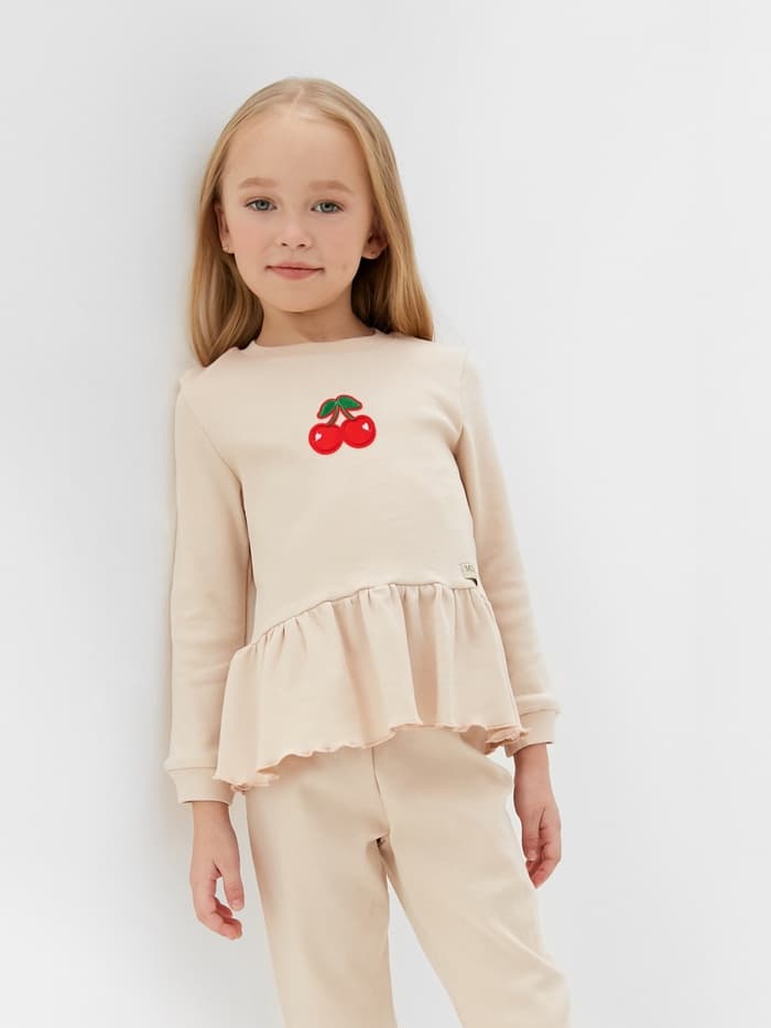 Термоаппликация «Вишня», 6×5 см, красная