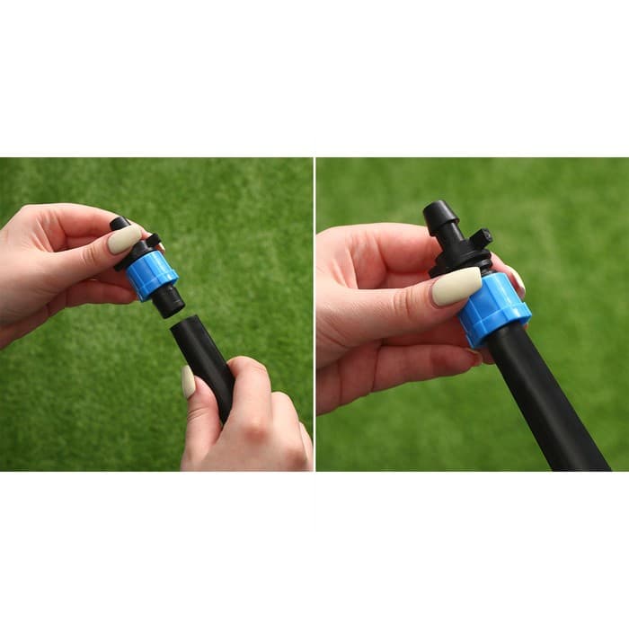 Переходник для капельной ленты, 16 мм, пластик, Greengo