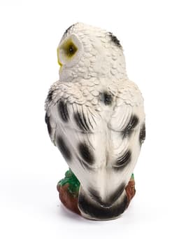 Садовая фигура из гипса «Сова полярная», 24×15×15 см
