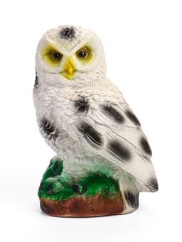 Садовая фигура из гипса «Сова полярная», 24×15×15 см