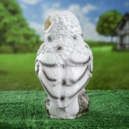 Садовая фигура из гипса «Сова полярная», 24×15×15 см