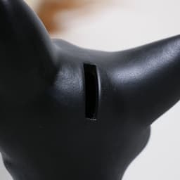 Копилка для денег «Кот Оскар», чёрный, керамика, 12×13×23 см