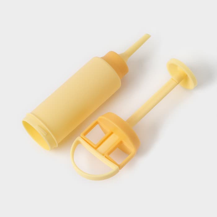 Шприц кондитерский Доляна «Ваниль», 5 насадок, 22×5.7×5 см