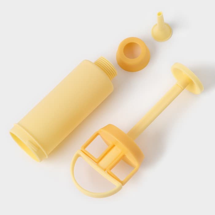 Шприц кондитерский Доляна «Ваниль», 5 насадок, 22×5.7×5 см