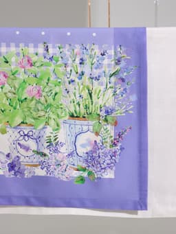 Дорожка на стол «Этель. Прованс», 40×145 см, 100% хлопок, саржа 190 г/м², сиреневая