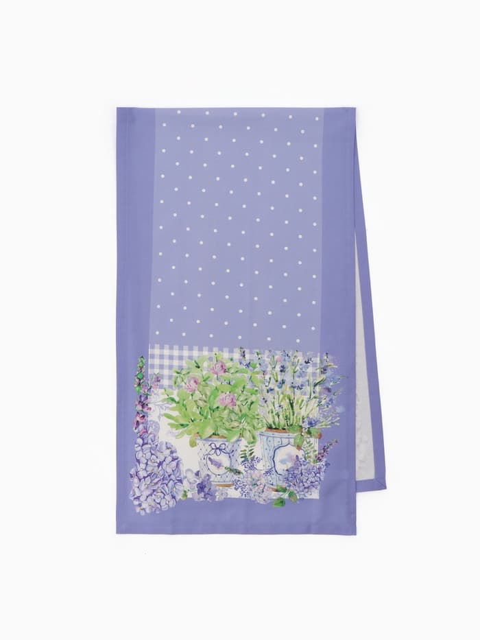 Дорожка на стол «Этель. Прованс», 40×145 см, 100% хлопок, саржа 190 г/м², сиреневая