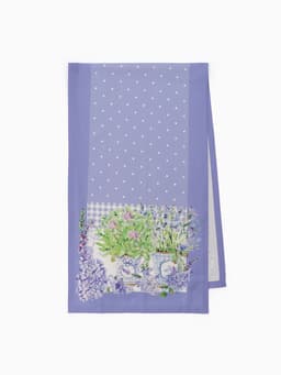 Дорожка на стол «Этель. Прованс», 40×145 см, 100% хлопок, саржа 190 г/м², сиреневая