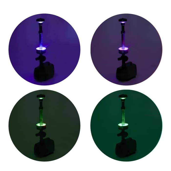 Фонтан садовый с подсветкой LED-3800FP, 40 Вт, h=2 м, 2000 л/ч, 15 LED-ламп