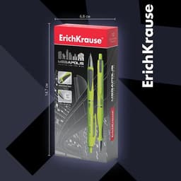 Карандаш механический ErichKrause. Megapolis Concept, толщина грифеля 0.7 мм, НВ, резиновый упор