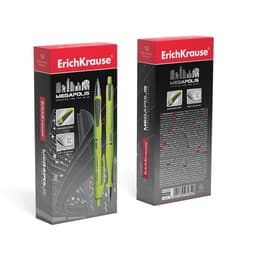 Карандаш механический ErichKrause. Megapolis Concept, толщина грифеля 0.7 мм, НВ, резиновый упор