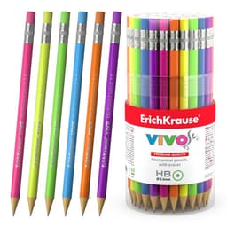 Карандаш механический ErichKrause «Vivo», НВ, грифель d=0.5 мм, в тубусе, микс