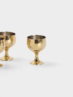 Набор рюмок на подносе, 24×17 см, 6 шт.