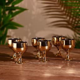 Набор рюмок на подносе, 24×17 см, 6 шт.