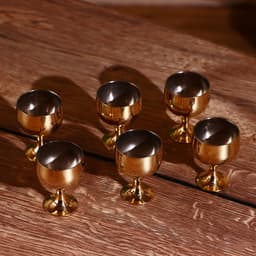 Набор рюмок на подносе, 24×17 см, 6 шт.