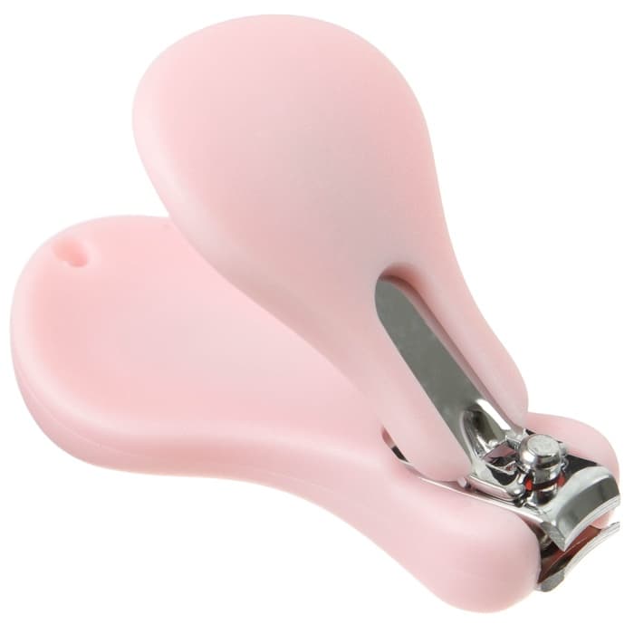 Детский маникюрный набор Крошка Я, 2 предмета: ножницы, кусачки-книпсер, от 0 мес., розовый