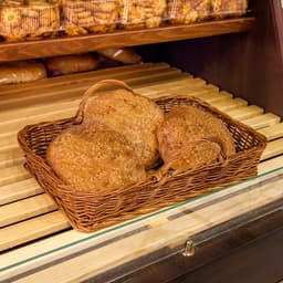 Корзина плетёная, лоток торговый, с ручками, 48×30×8 см, коричневый, лоза