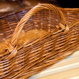 Корзина плетёная, лоток торговый, с ручками, 48×30×8 см, коричневый, лоза