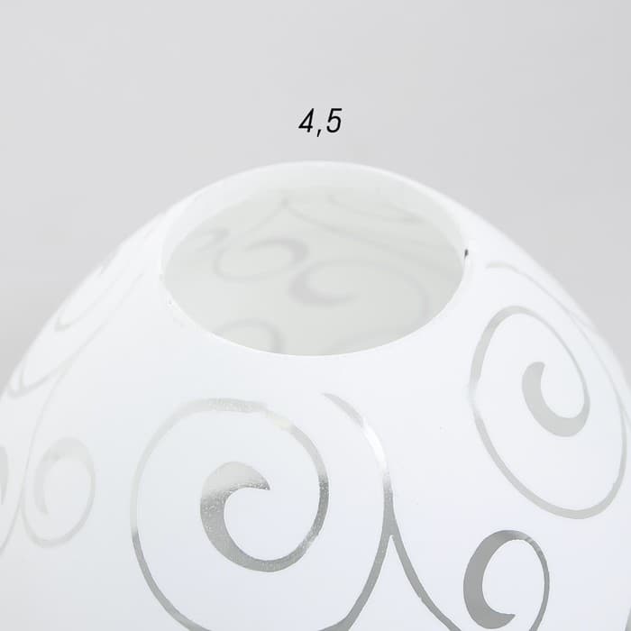 Плафон BayerLux «Этюд», E27, абажур d=14 см, стекло, белый