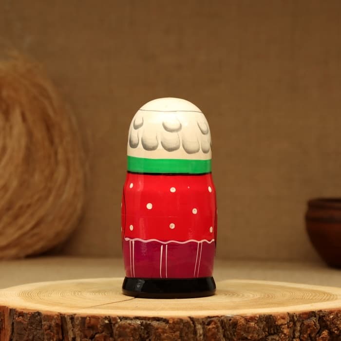 Матрёшка дерево «Курочка Ряба», сюжетная, 5 кукольная, 13.5 - 15 см, МИКС