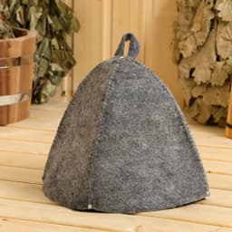 Шапка для бани и сауны «Классическая», полиэфир, тёмная, «Добропаровъ»