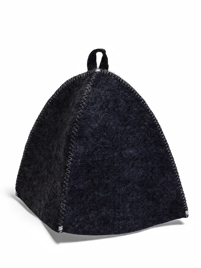 Шапка для бани и сауны «Классическая», полиэфир, тёмная, «Добропаровъ»