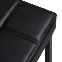 Стул барный «Клик Мебель. ЛОФТ - 1», со спинкой, искусственная кожа, цвет чёрный