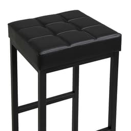 Табурет барный «Клик Мебель. ЛОФТ - 2», без спинки, искусственная кожа, цвет чёрный