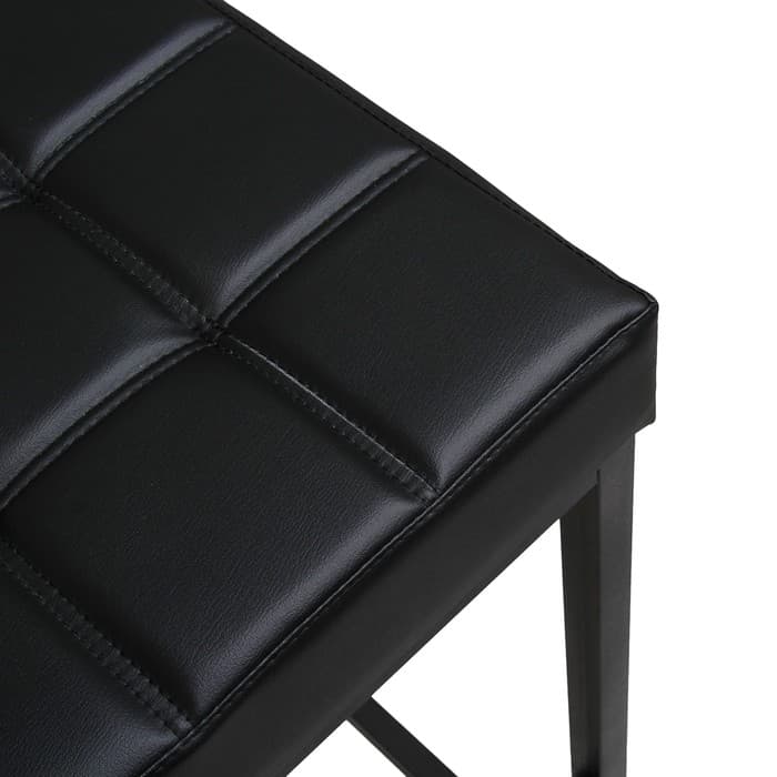 Табурет барный «Клик Мебель. ЛОФТ - 2», без спинки, искусственная кожа, цвет чёрный