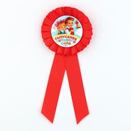 Значок - орден на выпускной «Выпускник детского сада», d=6.7 см