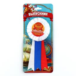Значок - орден на выпускной «Выпускник начальной школы», d=6.7 см