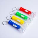 Фонарик брелок для ключей на кольце «Рассеиватель цветок», 1 LED, 2.2×6.5 см, МИКС