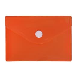 Папка-конверт на кнопке, А7, 180 мкм, Calligrata рифлёная, флуоресцентная, МИКС