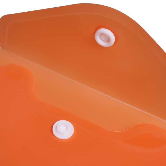 Папка-конверт на кнопке, А7, 180 мкм, Calligrata рифлёная, флуоресцентная, МИКС