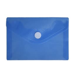 Папка-конверт на кнопке, А7, 180 мкм, Calligrata рифлёная, флуоресцентная, МИКС