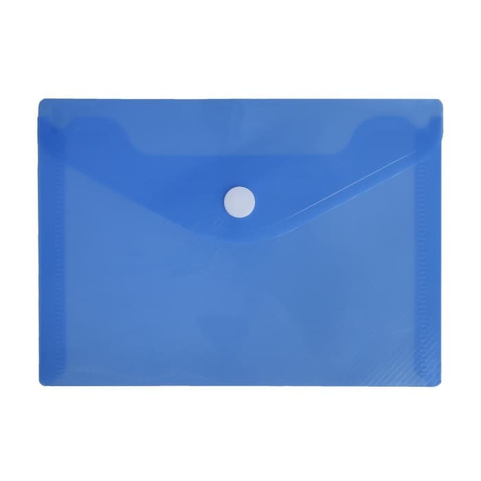 Папка-конверт на кнопке, А6, 180 мкм, Calligrata рифлёная, флуоресцентная, МИКС