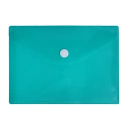 Папка-конверт на кнопке, А6, 180 мкм, Calligrata рифлёная, флуоресцентная, МИКС