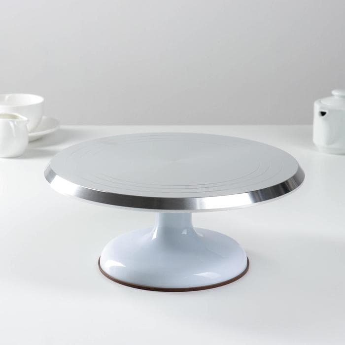 Подставка для торта вращающаяся «Лазурь», d=31 см, МИКС