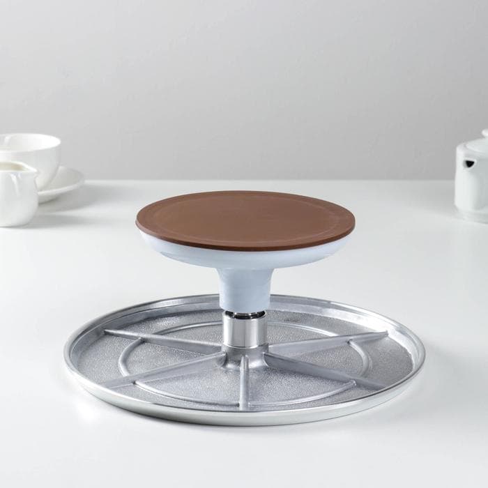 Подставка для торта вращающаяся «Лазурь», d=31 см, МИКС